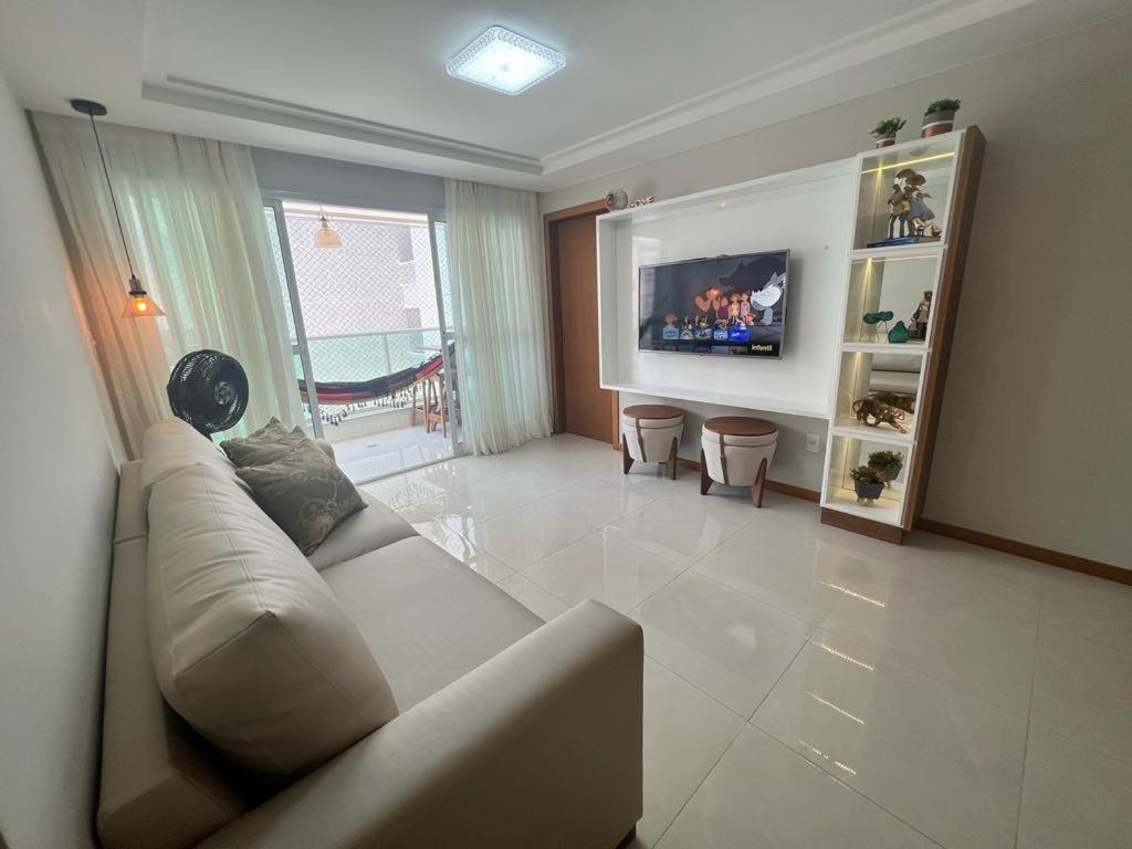 Magnifico Apartamento De Charme - 3 Quartos Ar Condicionados Split - Beira Mar, 2 Banheiros, 2 Vagas Garagem, 4 Varandas, 2 Elevadores, Redes Para Descanso, Wi-Fi, Air Fryer, Disney Plus, Hbo Max, Guarda Sol, Cadeiras De Praia, Carrinho E Caixa Termi Guarapari Εξωτερικό φωτογραφία
